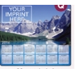 Stock Art Background Hard Surface Calendar Mouse Pads - Mountain Lake